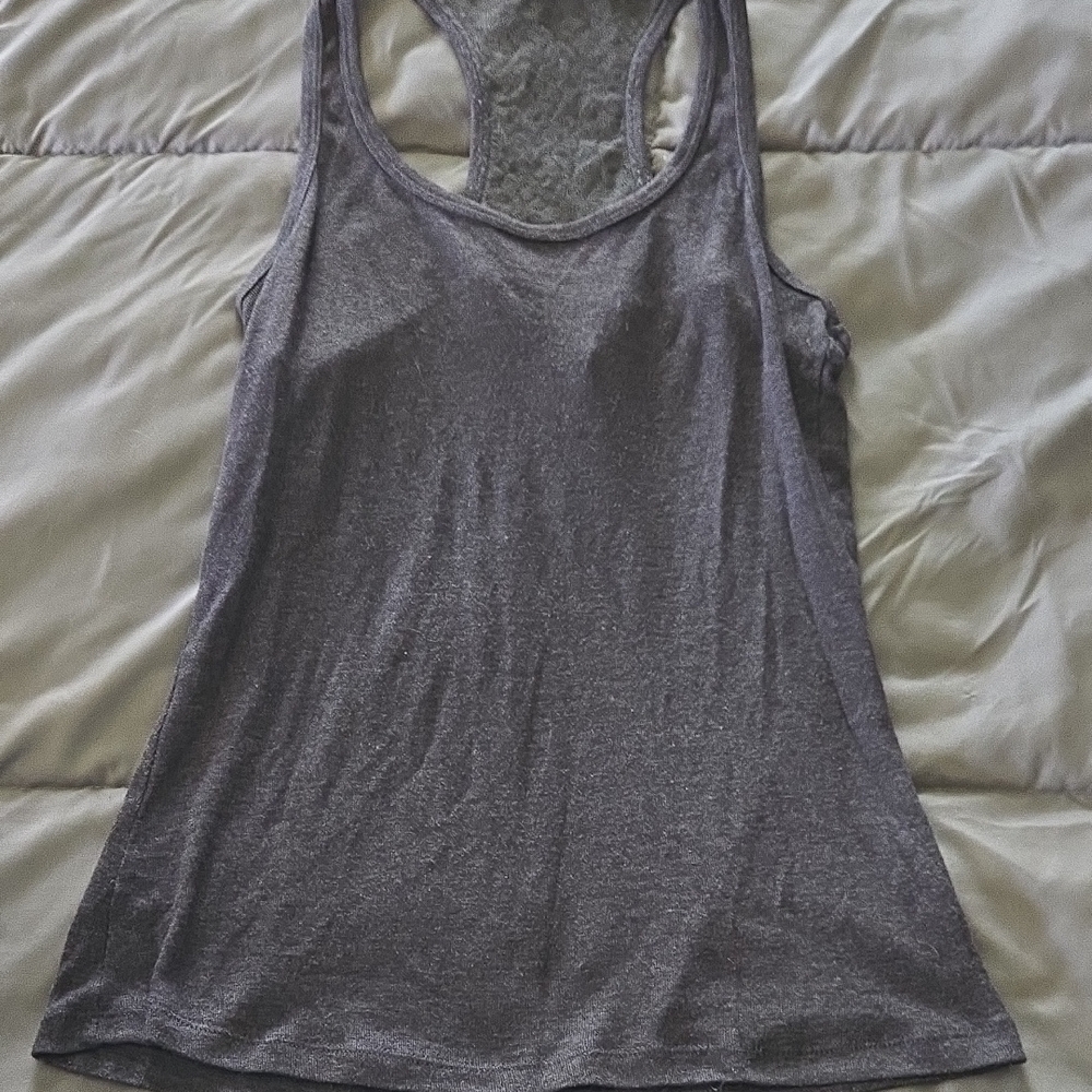 Rue21 Gray Sleeveless Tank Top Jr's /Women's Medium